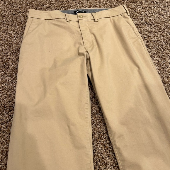 Express Hyper Stretch Slim Khaki Chino Pants - Picture 3 of 13